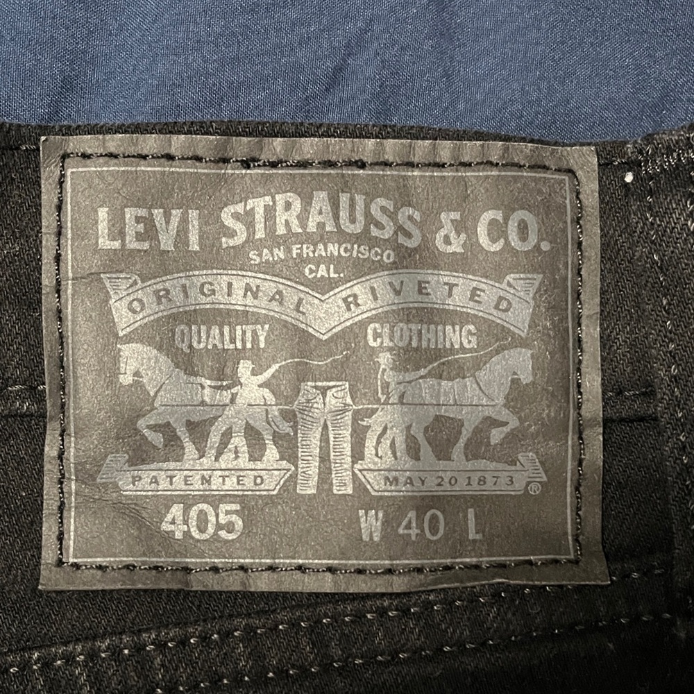 Levi's Black Denim Shorts for Men 40 - Picture 3 of 14